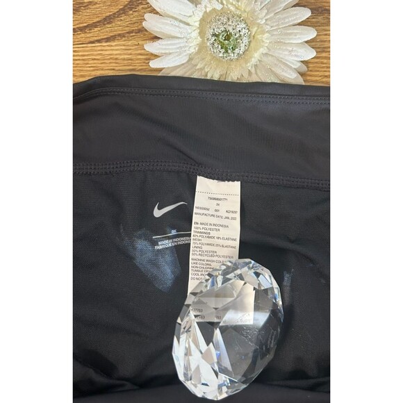 Nike Womens Solid Element Swim Boardshorts Black Size 3X Beach Essentials - Picture 5 of 5